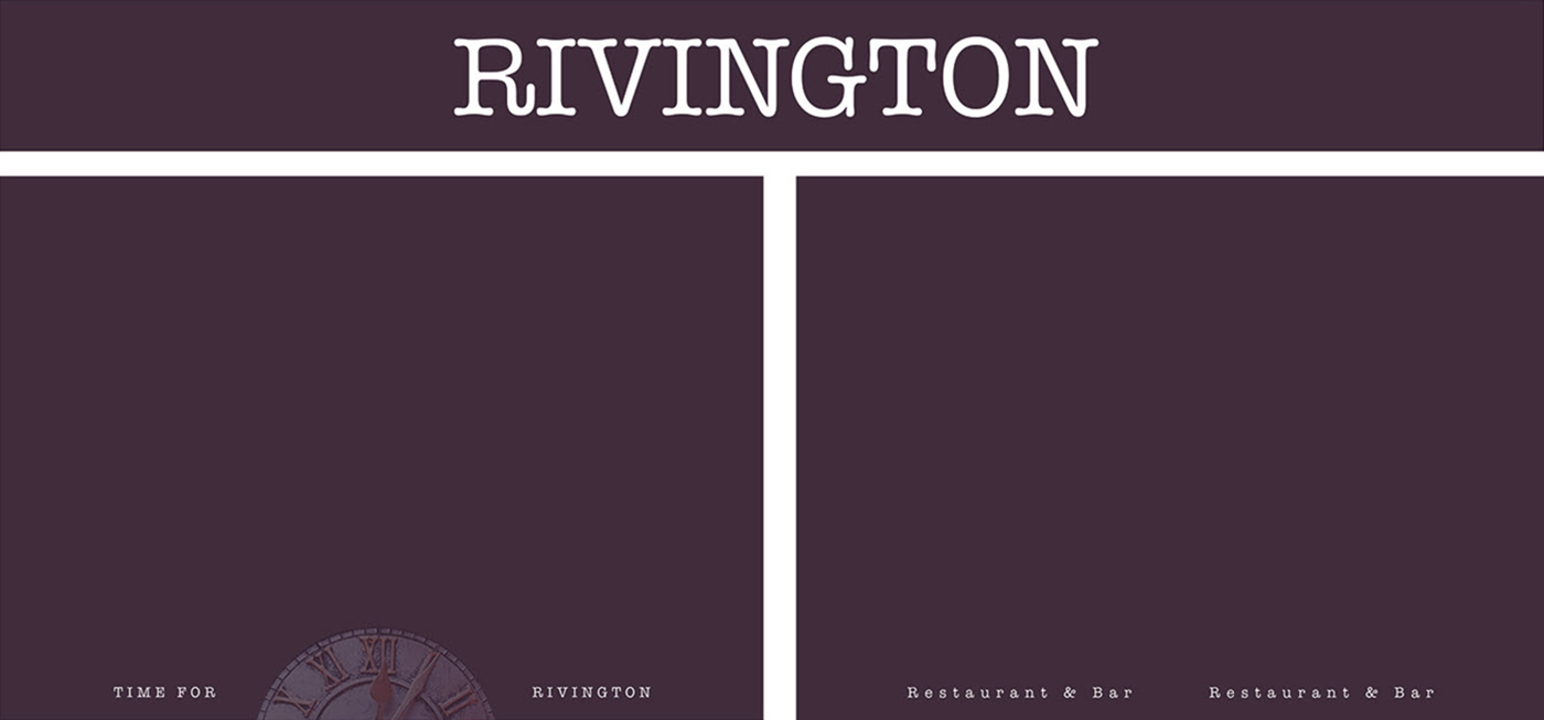 Branding Time For Rivington
